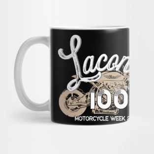 100th Anniversary Laconia Motorcycle Week New Hampshire - white Mug